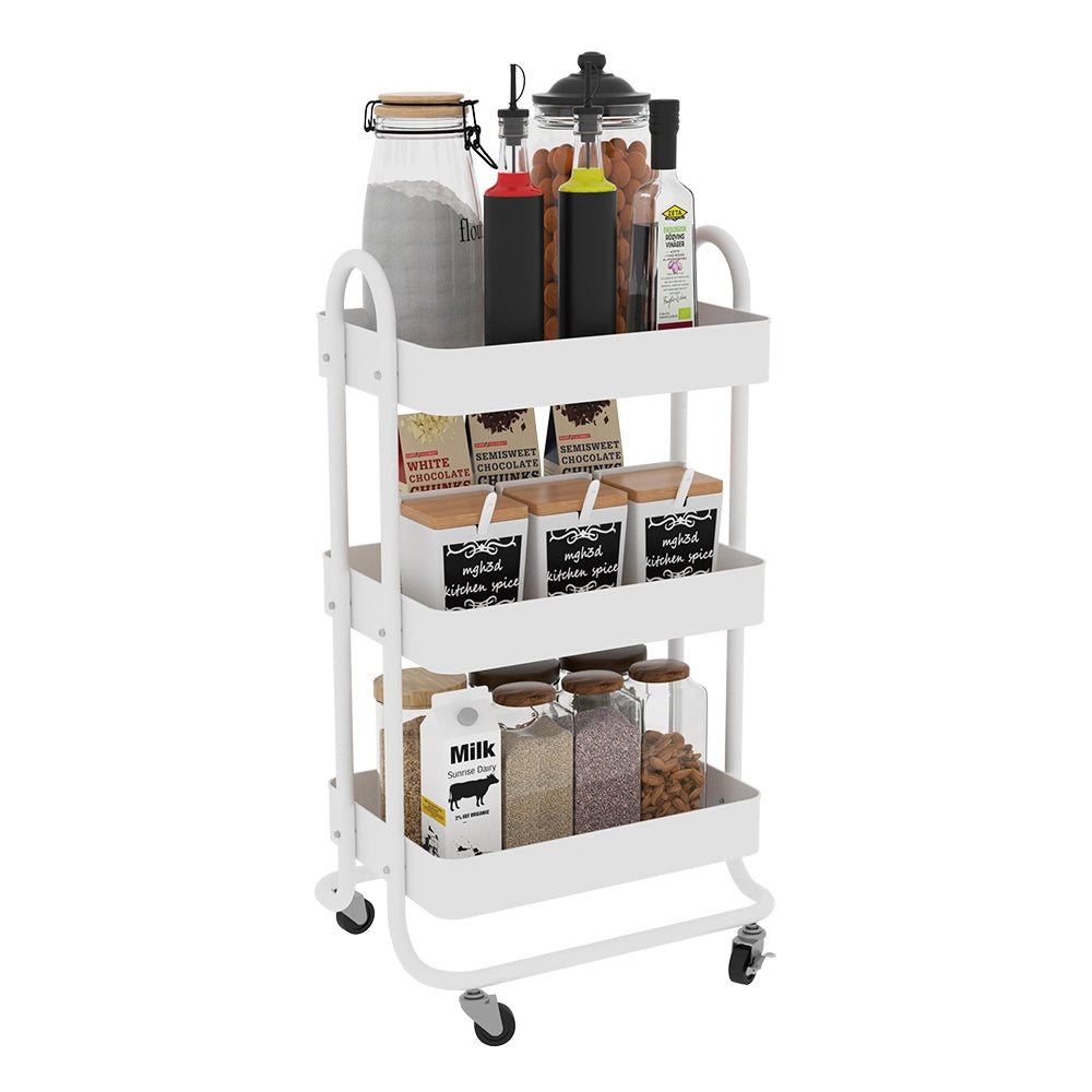 Vicco Contenitore a rotelle Bianco 45.9 x 78.7 cm