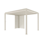 Pergola bioclimatica 3x4m in alluminio  + 1 persiana 1m + 1 persiana