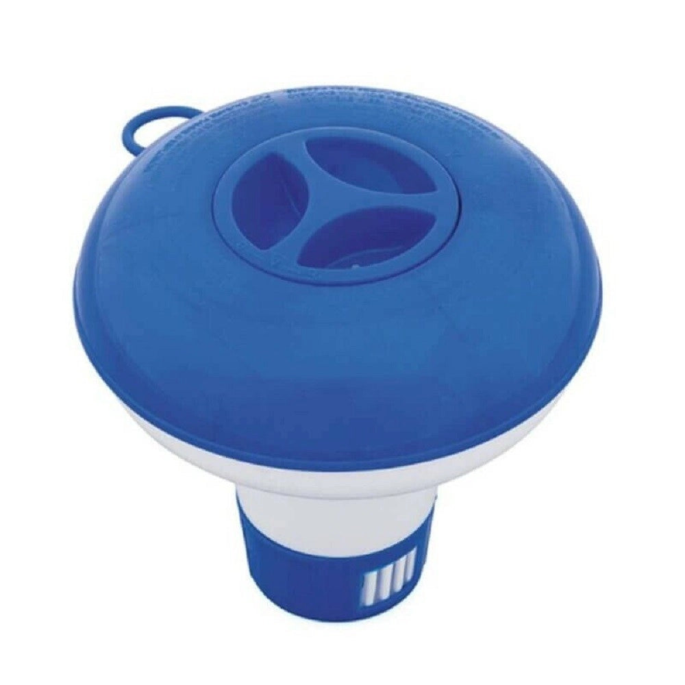Trade Shop - Dosatore Dispenser Galleggiante 12,7cm Per Compresse Cloro Piscina Vasche 58210 -