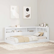 Testata contenitore con testiera-Testiera con Ripiani Bianco 90 cm Legno multistrato 670881