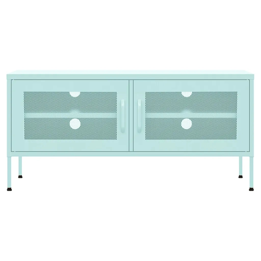 Mobile TV Menta 105x35x50 cm in Acciaio 336239