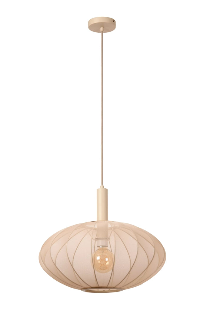 Lampada a sospensione Corina crema Lucide Ø50 E27 40W