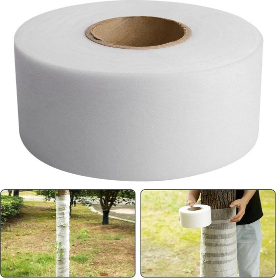 Tendicipo in Feltro per Bambù 35x8cm - Protezione per Bambù - Protezione dal Freddo Protezione da Gelatezza Protezione per Piante, Adesivo, Tende il Calore e Idrata