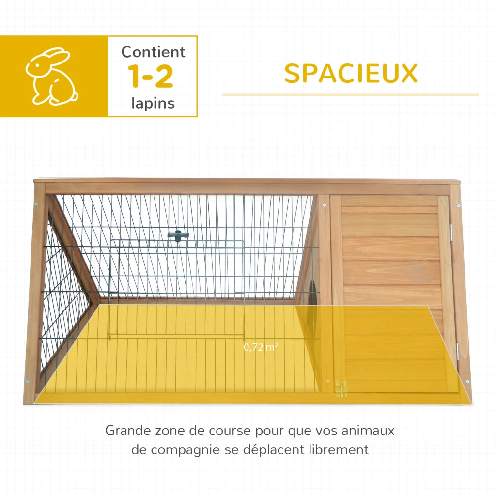 Casetta triangolare da giardino ¨C Xylo ¨C legno massello pino 116x62x52cm esterno