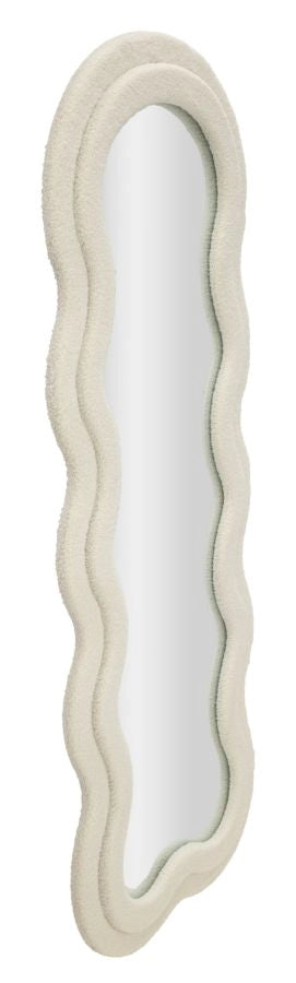 SPECCHIO DA MURO TEDDY CREMA CM 60X4X160