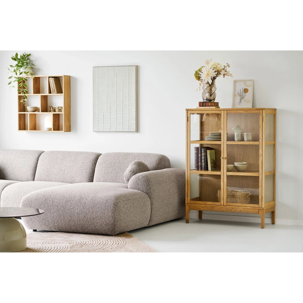 Stampa su Tela Ena, Beige, MDF, 3x60x80 cm