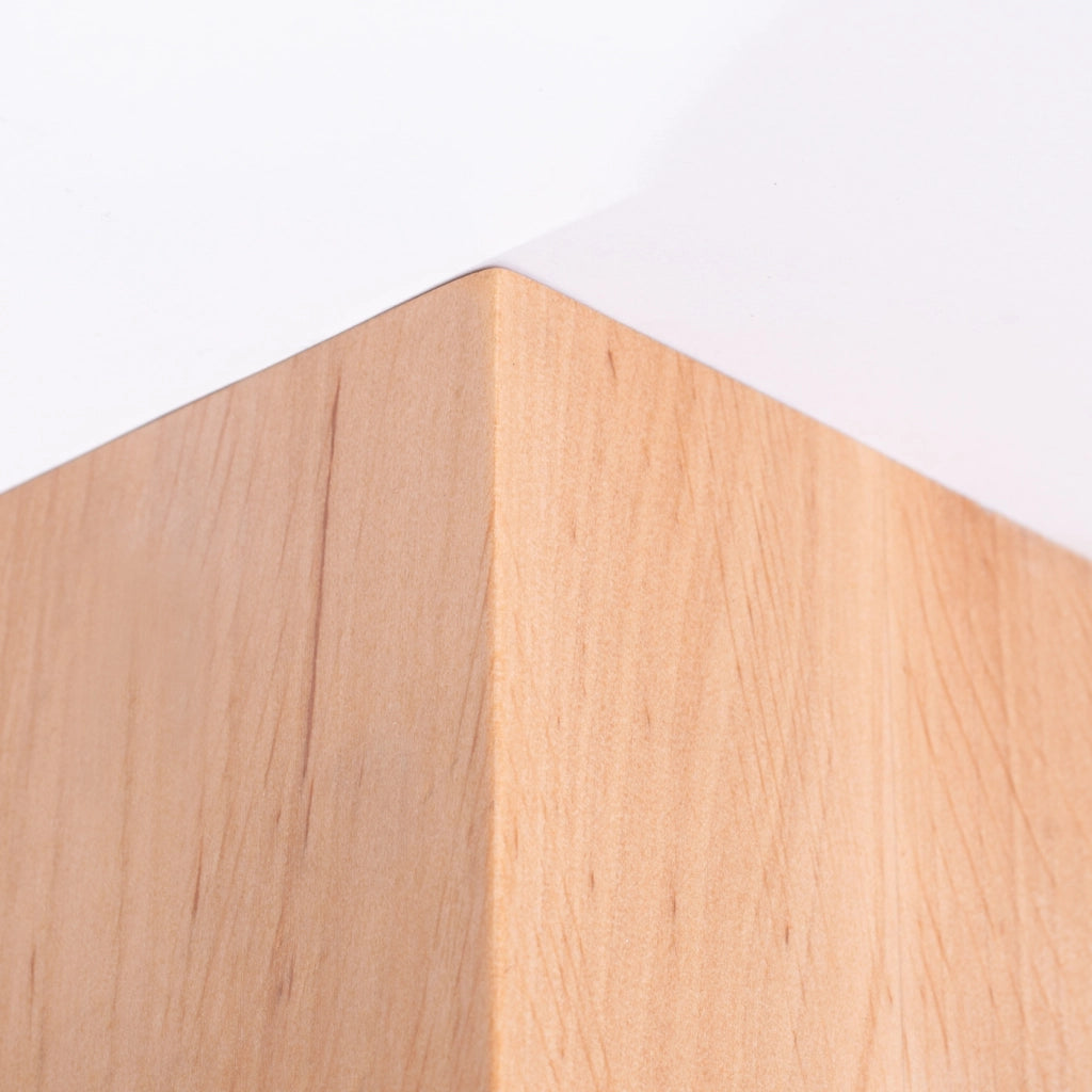 Lampada da soffitto SOLIS in legno naturale
