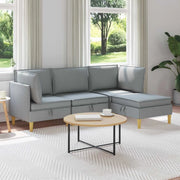 Set di divani modulari con spazio di archiviazione 4 pcs 3413675