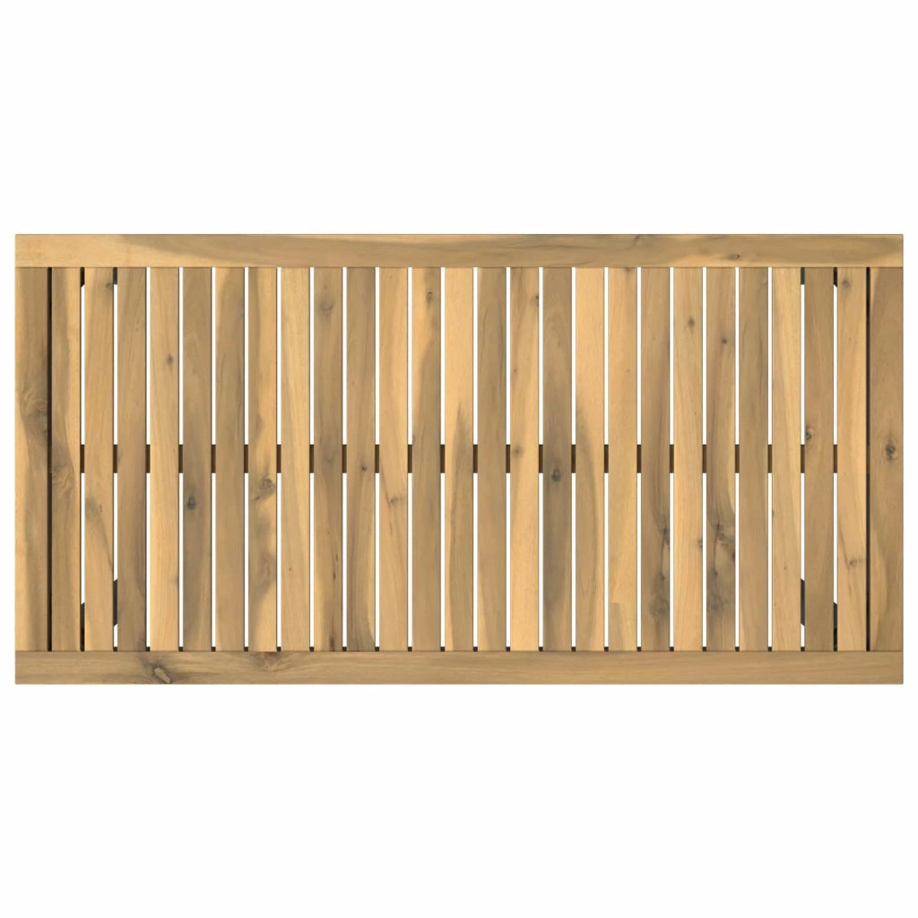 Tavolo Bar da Giardino Bianco e Nero 108,5 x 55 x 105 cm 901778