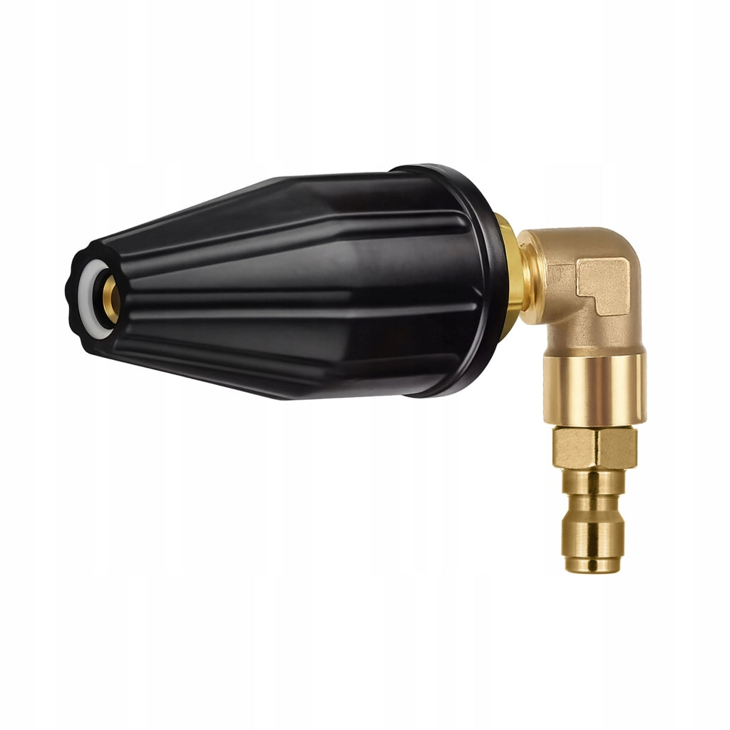 Ugello Rotante AngleJet 90° – 1/4" Quick Connect | 180 Bar, 8 l/min | Compatibile con Idropulitrici Quick Connect