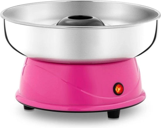 Mini-suikerspinmachine 420 W - 28,5 cm - colore rosa + portapolvere gratuito
