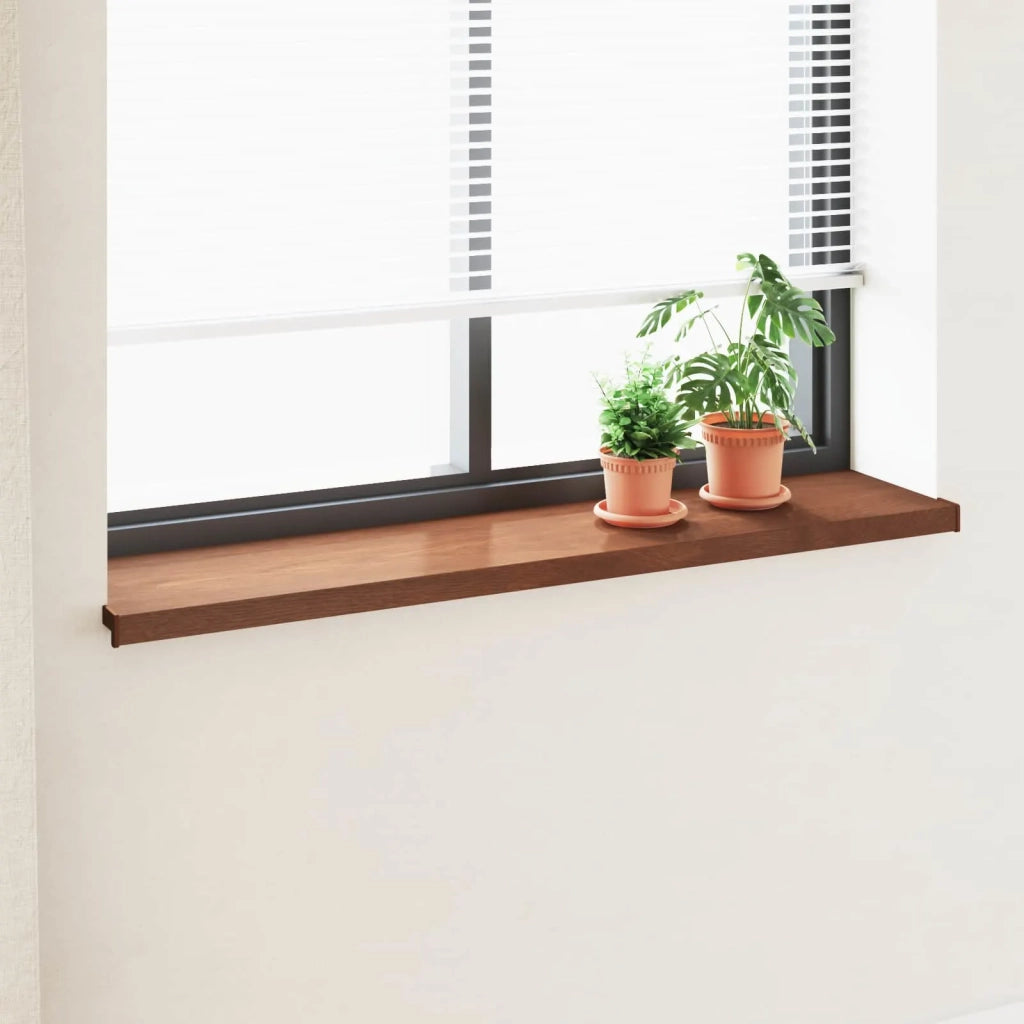 Soglia della Finestra Legno Marrone 140 x 35 x 4,5 cm PVC CFW4517983