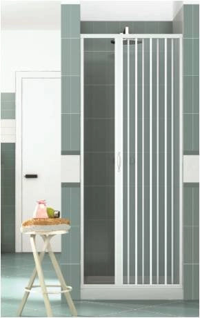 Box doccia mod. Vergine 90xh185  in pvc a soffietto laterale