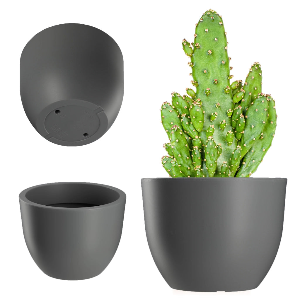 Coprivaso da giardino KADAX rotondo, 30 cm, grigio