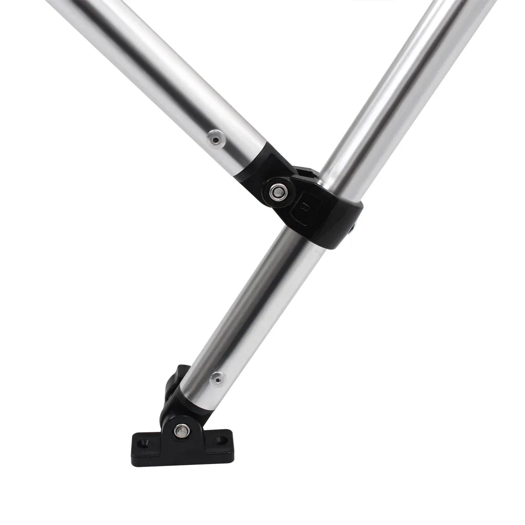 Bimini di Prua con Tendalino 3 Archi Grigio 183x196x137 cm