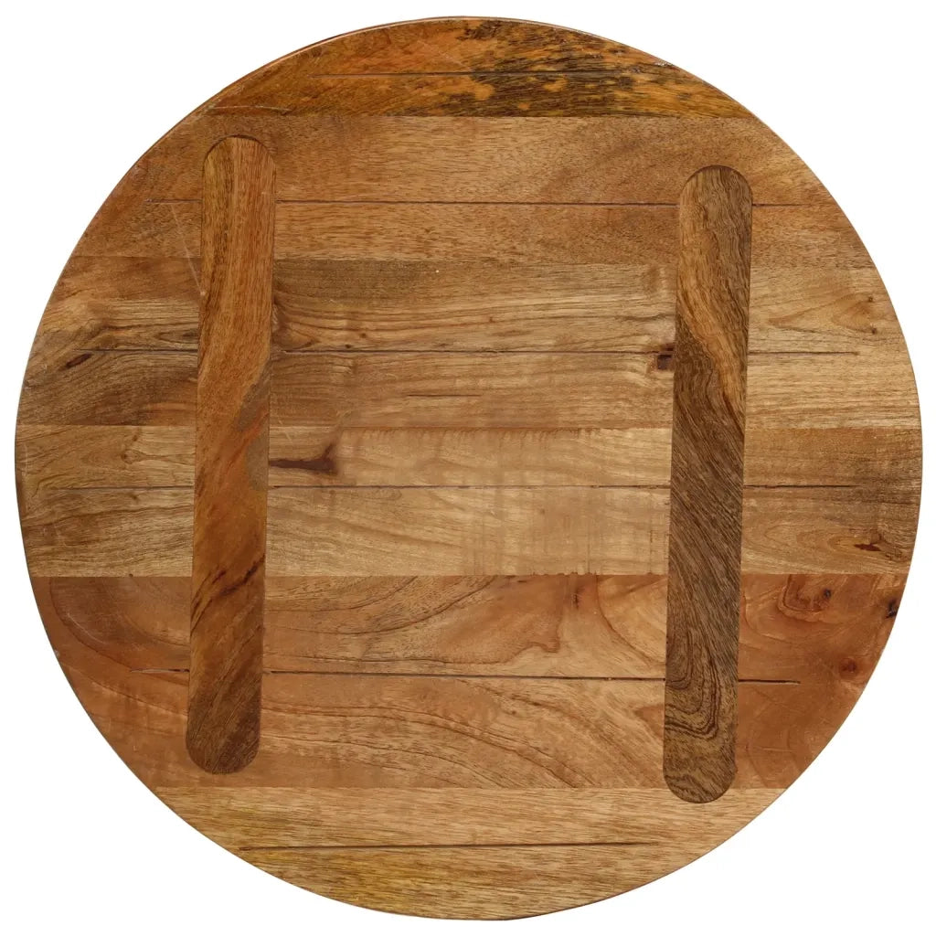 Piano per Tavolo | Superficie Tavolo | Piano Scrivania ? 60x2,5cm Rotondo in Legno Massello di Mango