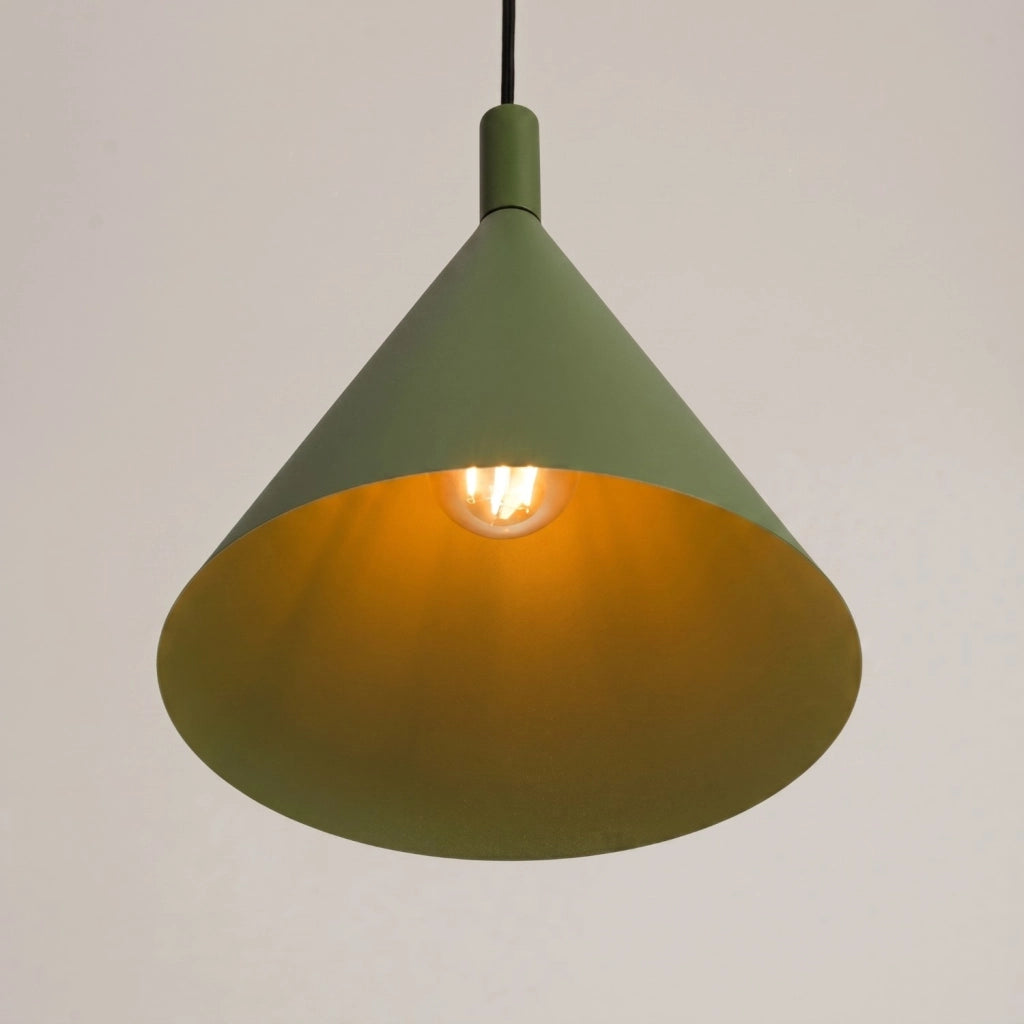 Lampada a sospensione NOX 25 verde oliva