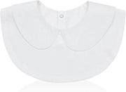 Maglia da donna con collo a V e cerniera in metallo, colore bianco