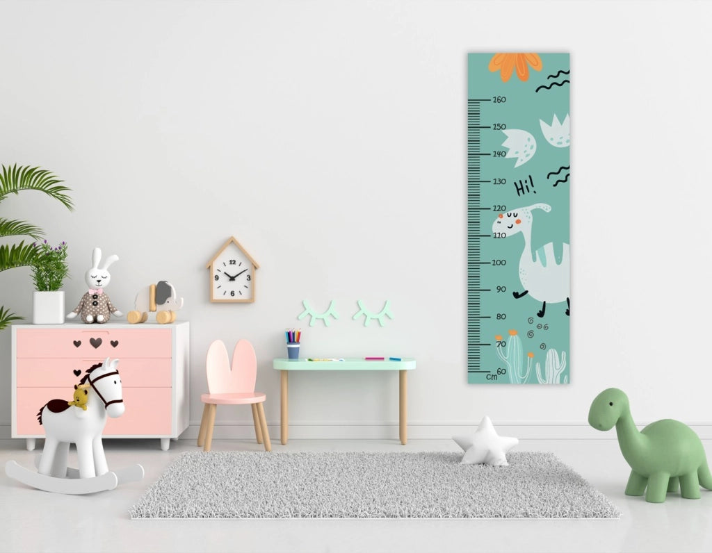 Metro Parete Misura Crescita Bambini in PVC 36x120 Cm Righello Grafico Altezza Muro Bimbi DIS_D