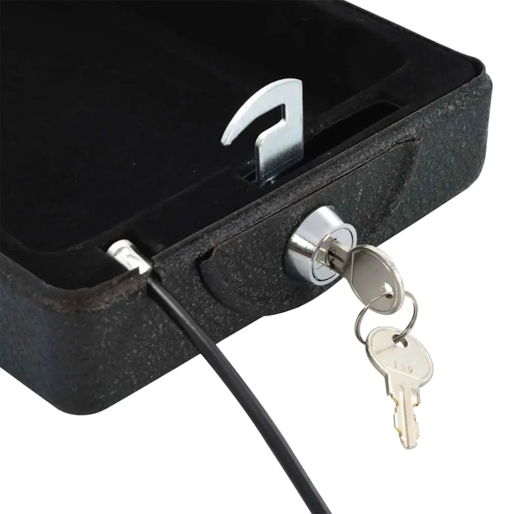 Cassaforte per Auto con blocco Nero 22 x 16 x 7 cm Acciaio CFW9225871