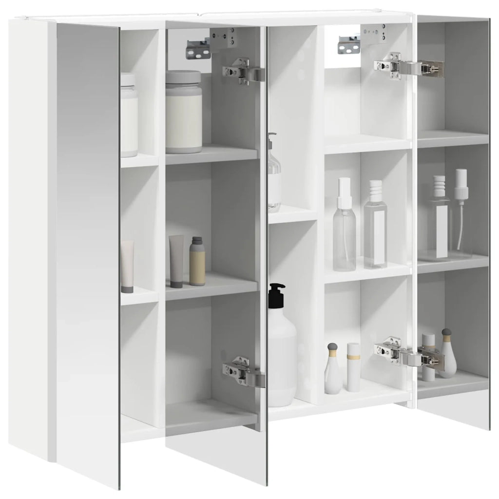 Mobiletto per specchio da bagno Bianco 63,5 x 15,5 x 60,5 cm 889247