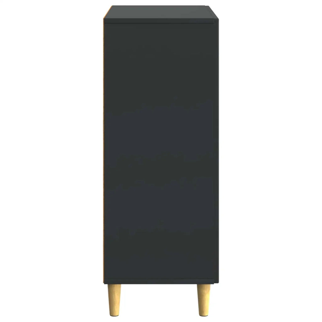Credenza Nero 66 x 34,5 x 90 cm Legno ingegnerizzato
