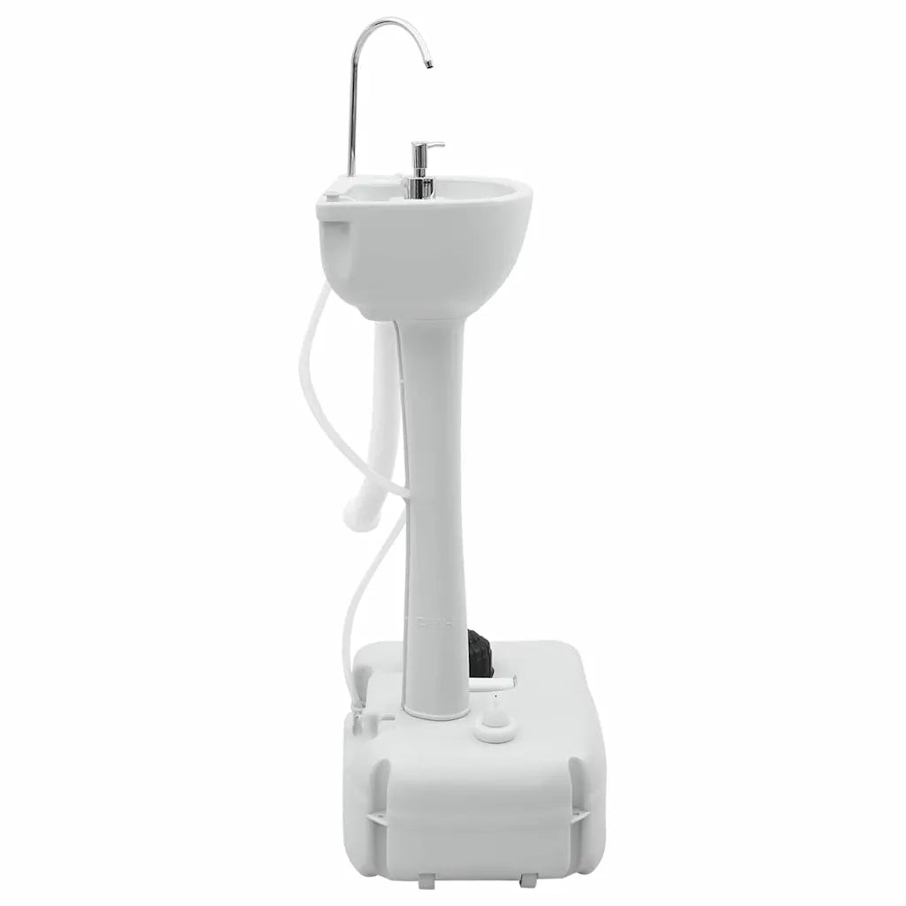Lavandino portatile da campeggio-Lavabo-Lavello Grigio 50.5 x 33 x 103 cm