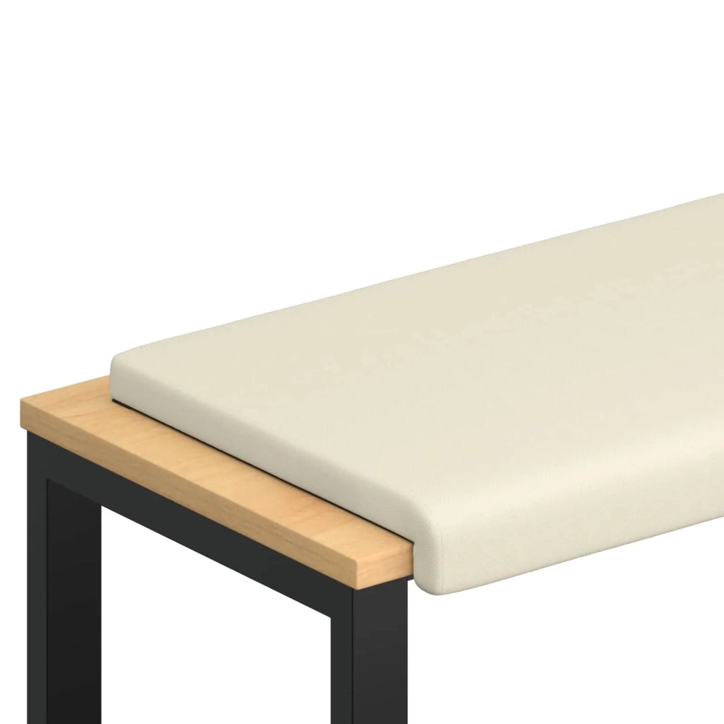 Cuscino per panchina Velvet testurizzato Crema Profondità 35 cm 42043386
