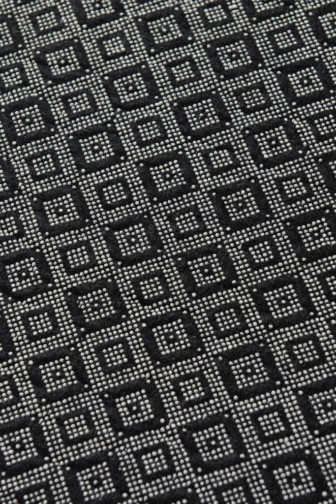 Tuscaloosa, Tappeto da Bagno Lavabile in Lavatrice, 60x100 cm Nero