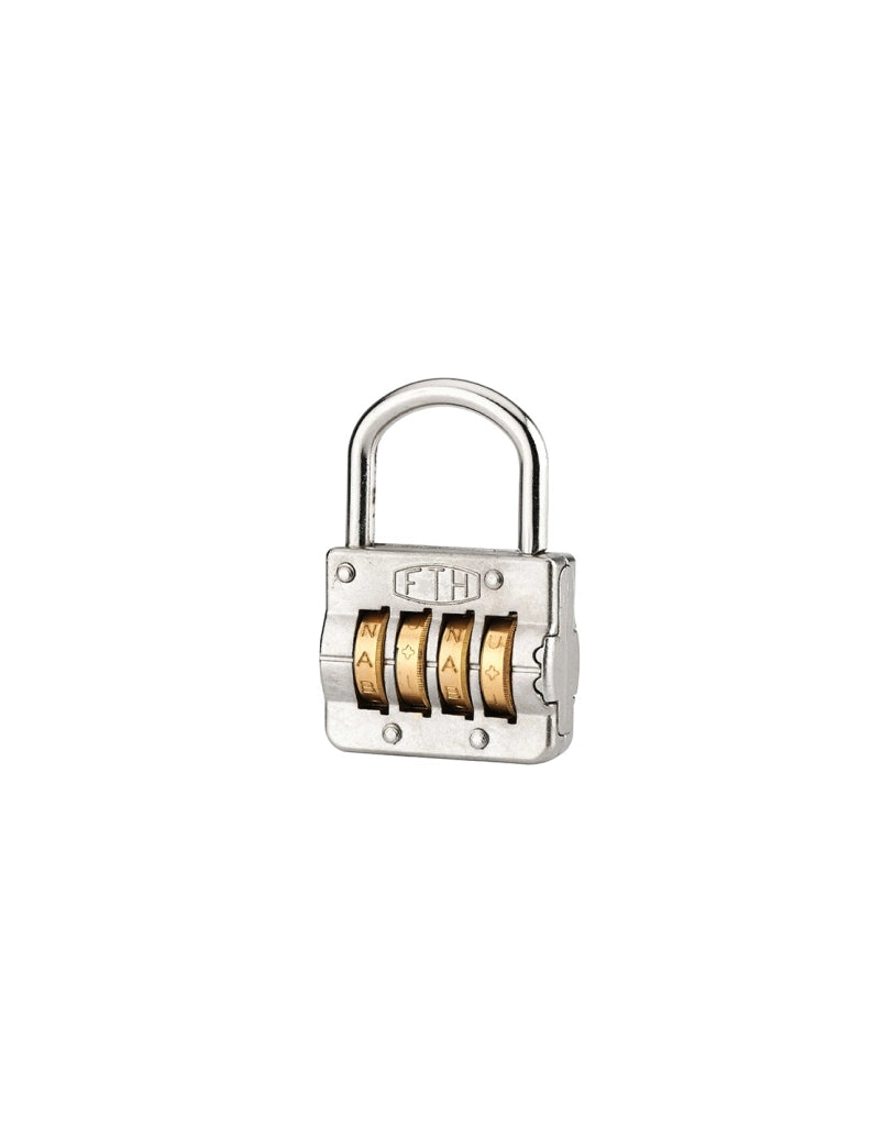 Lucchetto a combinazione M54, 4 lettere, interno, 43mm - THIRARD