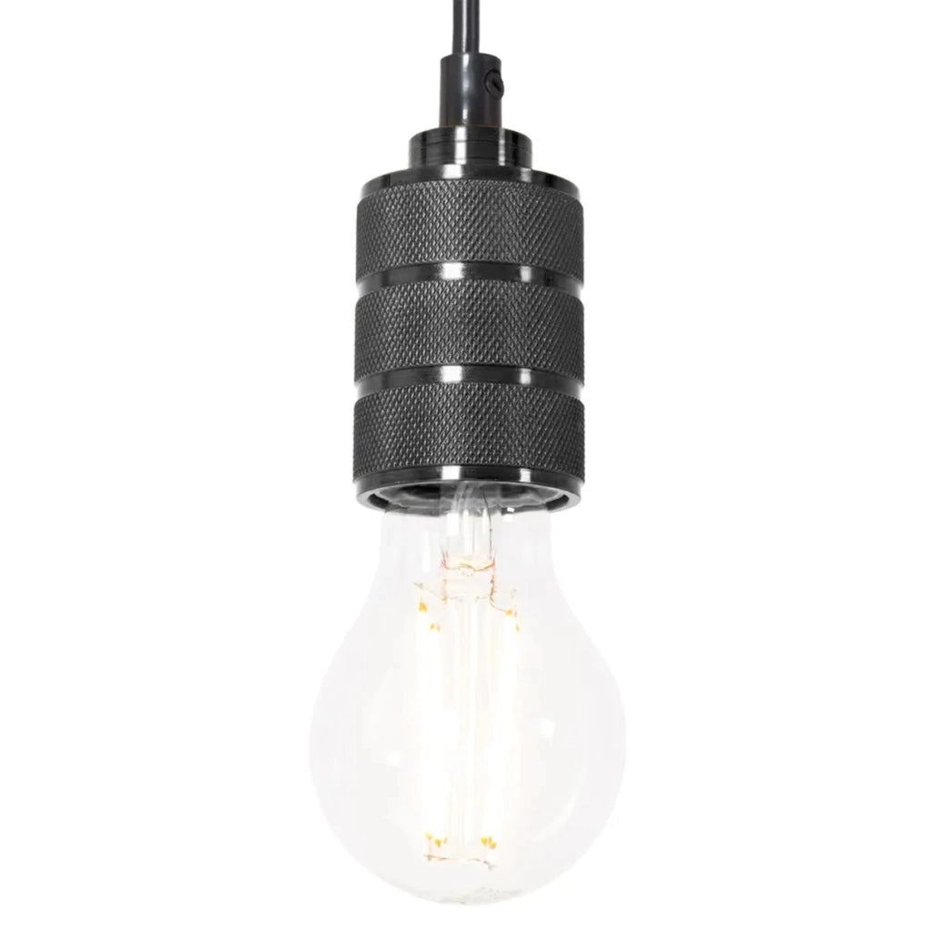 Lampada Da Soffitto Pensile Montatura Nero Chrome APP342-1CP