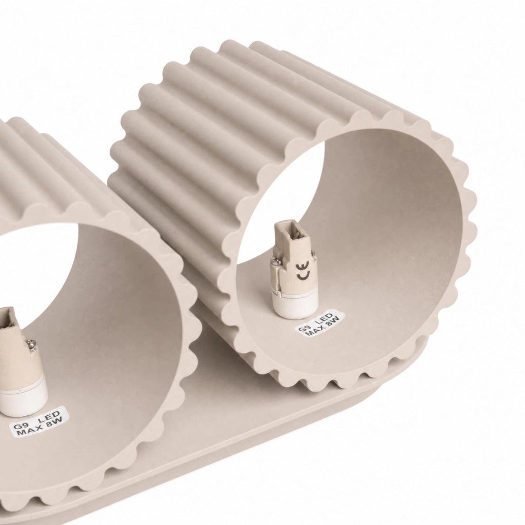 Applique AURA 2 taupe G9