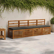 Cuscini per Panchina a 2 Pezzi VUGHT 2 pz 100% Poliestere 951129