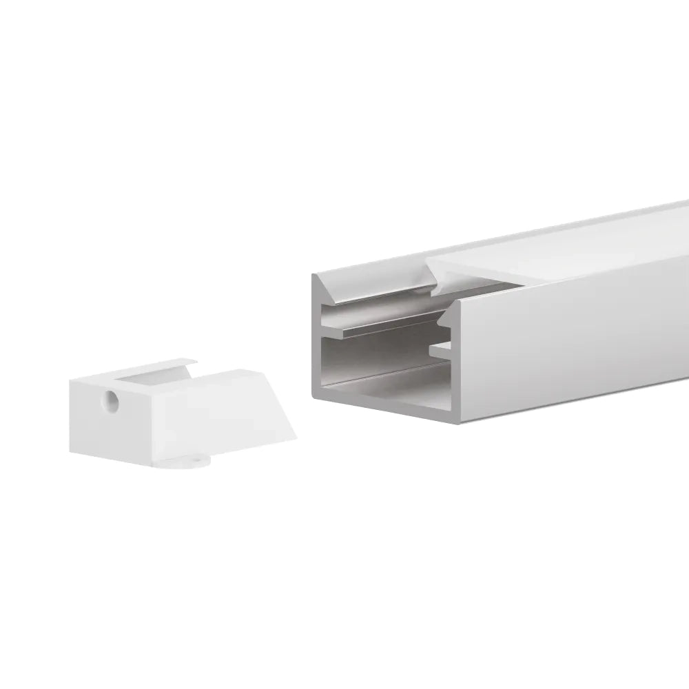 Profilo mini in alluminio silver 2m per striscia led