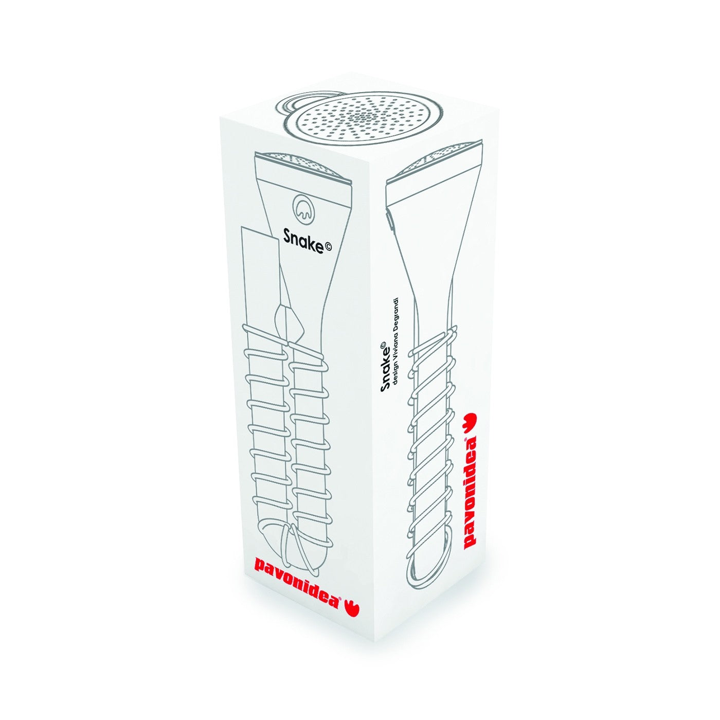 Doccino per lavandini snake nero