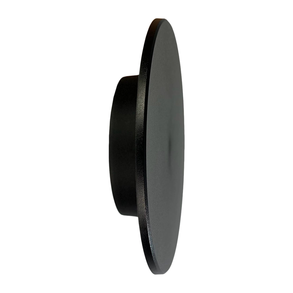 Applique esterno LED nero DISK Ø18 12W CCT IP65 Milagro