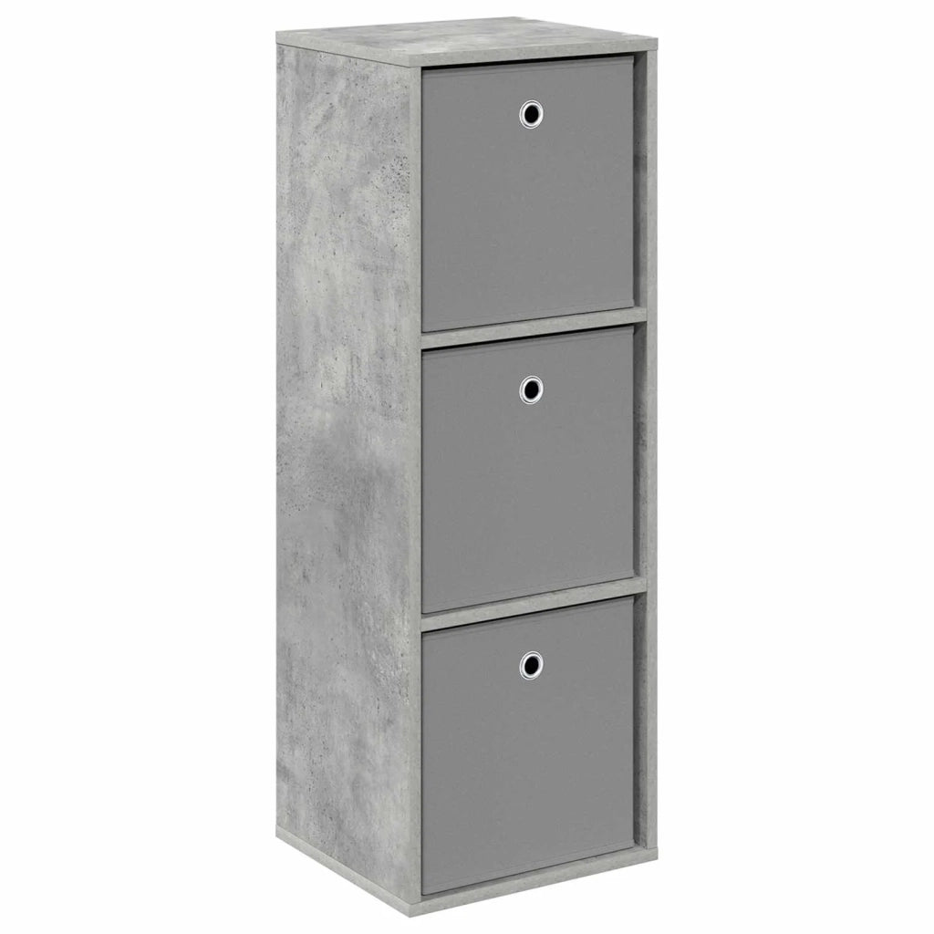 Credenza con cassetto Grigio cemento 35 x 32 x 99,5 cm 8000567
