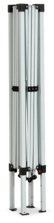 Gazebo da Giardino Pieghevole 3x3m Telo in Poliestere e PVC con Ventilazione Taddei Automatico Bianco