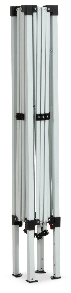 Gazebo da Giardino Pieghevole 3x3m Telo in Poliestere e PVC con Ventilazione Taddei Automatico Bianco