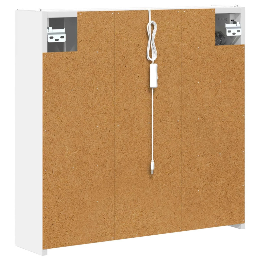 Mobiletto per specchio da bagno Bianco 63,5 x 15,5 x 60,5 cm 889247