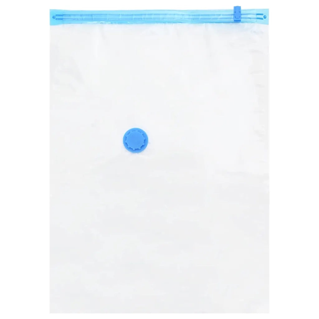 Sacchetti per Stoccaggio 5 pz Trasparente e Blu 80 x 60 cm CFW7486931