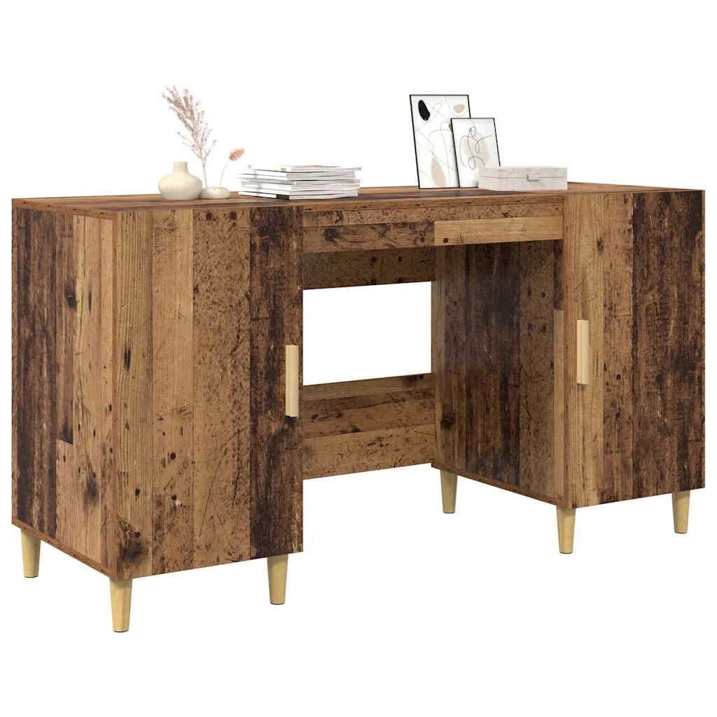 Scrivania Legno vecchio 140 x 50 x 75 cm Legno multistrato