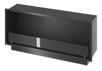 Camino a Bioetanolo da Incasso 124,4x59,4x30 cm Inside 1200 Slim Nero con Vetro