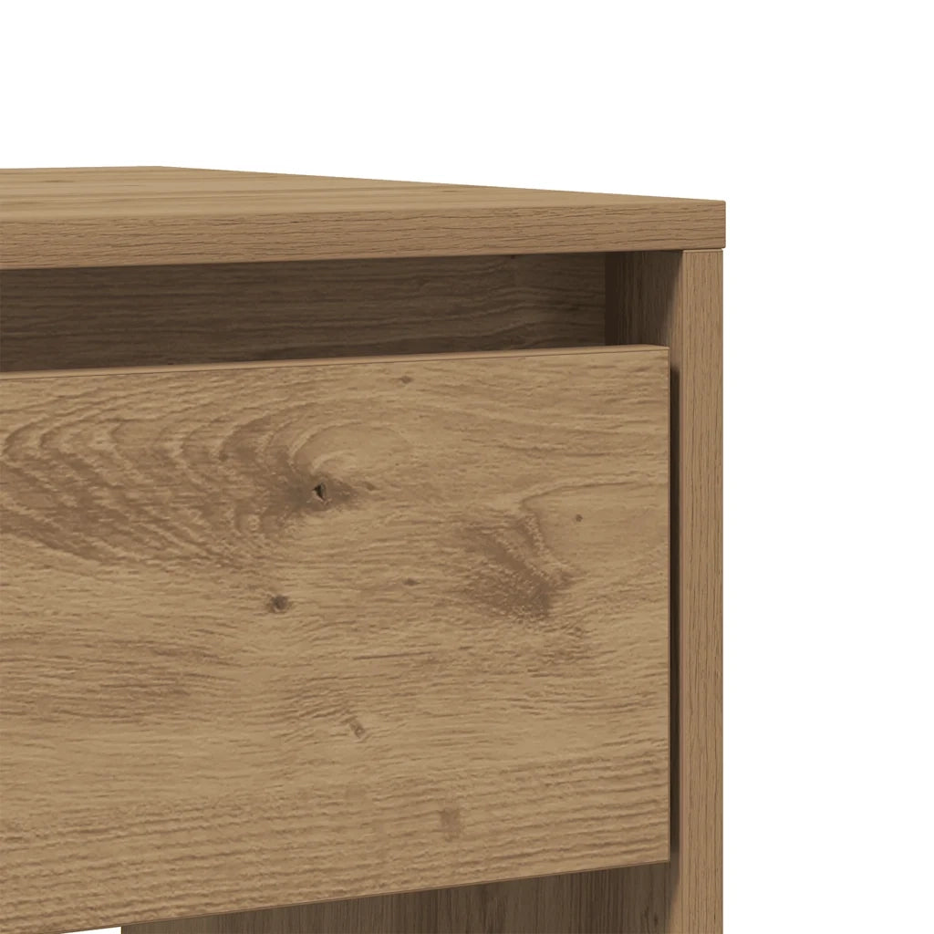 Tavolo Consolle | Tavolo d'Ingresso Rovere Artigianale 89x41x76,5cm in Truciolato