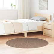 Tappeto Shaggy con retro in lattice Marrone Ã¸120 cm