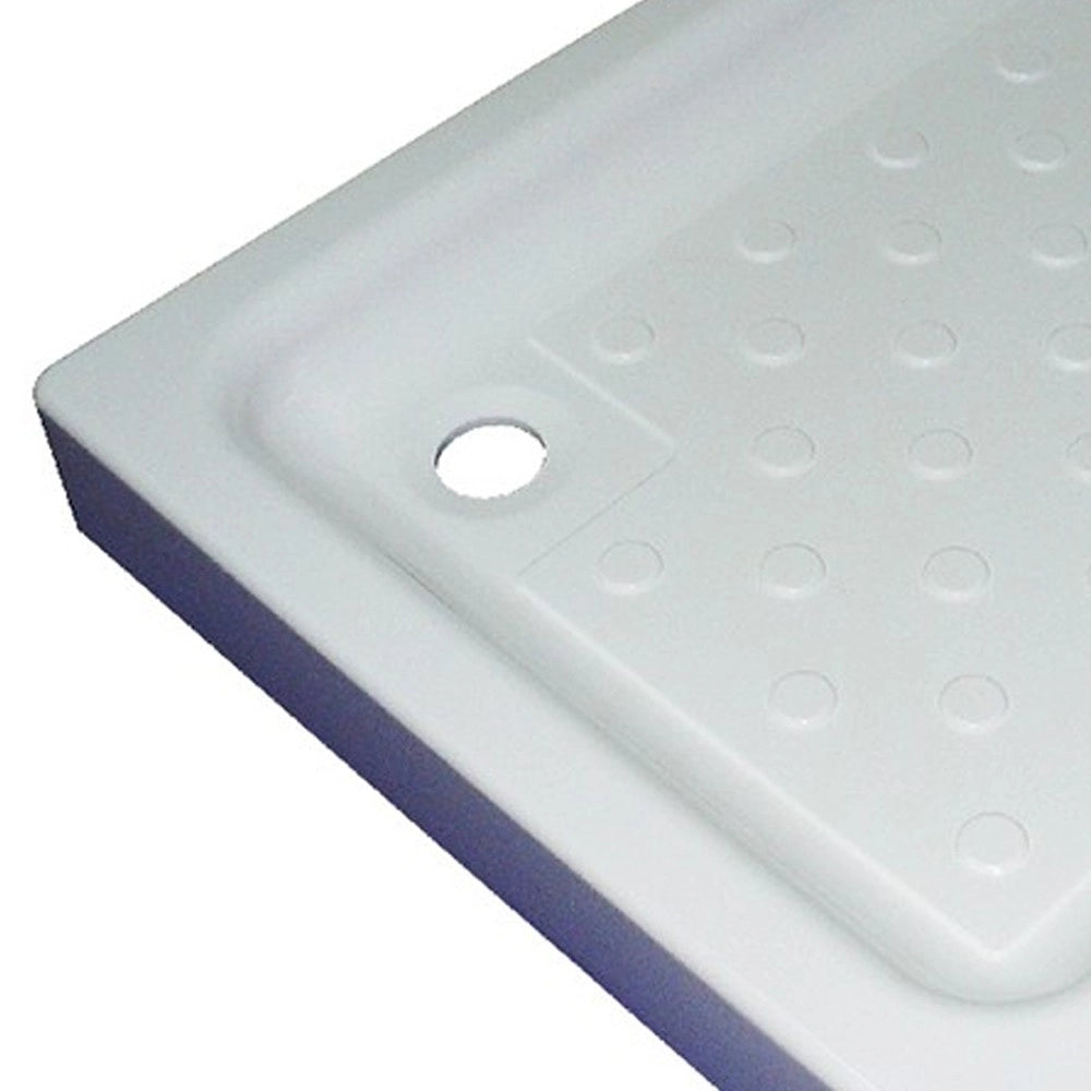 Piatto doccia 90x72 in acrilico con sifone di scarico incluso
