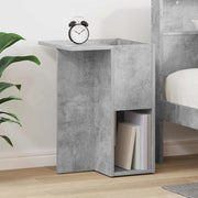 Tavolino Grigio cemento 35 x 40 x 55 cm Legno multistrato