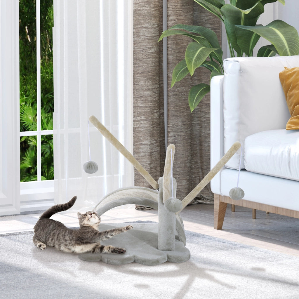 Tiragraffi per Gatti ¨C zephmum ¨C Grigio Chiaro 40 cm