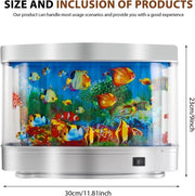 Lampada Atmosferica Notturna - LED Visualizzatore Acquario Fascinanti Viste per la Decorazione di Ufficio Casa