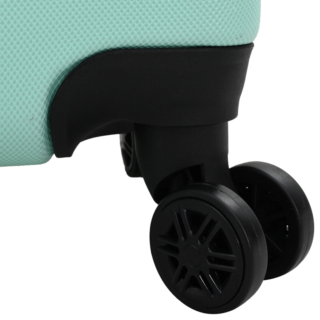 Set di valigie 3 pcs Bagaglio rigido Verde menta 20Â” 24Â” 28Â” ABS